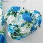 Cotton Baby Ruffled Floral Print Dress