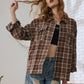 Lapel Long-sleeved Temperament Multicolor Shirt