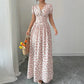 New Womens Floral-print Maxi Dress