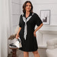 Casual Shawl Skirt Fake Two Pieces