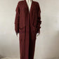 Cardigan long en tricot avec poche, pull long, manteau épais, européen et américain