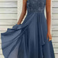 Sleeveless Dress Chiffon Stitching Lace Hollow Women