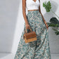 Printed Casual High Waist Wide Leg Pants Trousers