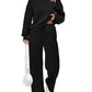 Casual Wide Leg Pocket Trousers Suit