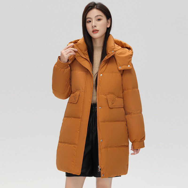 Doudoune matelassée en coton Manteau en coton tendance à capuche