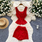 Slimming Camisole With Hip-hugging Casual Pants