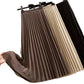 High Waist Pleated Mid-length Slimming A- Line Skirt