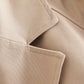 Trench-coat décontracté à manches longues avec ceinture de style français
