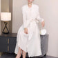 Spring And Autumn New Close Edge Belt Solid Color Dress Shawl Two-piece Set