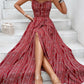 Slimming Bohemian Summer Slip Dress