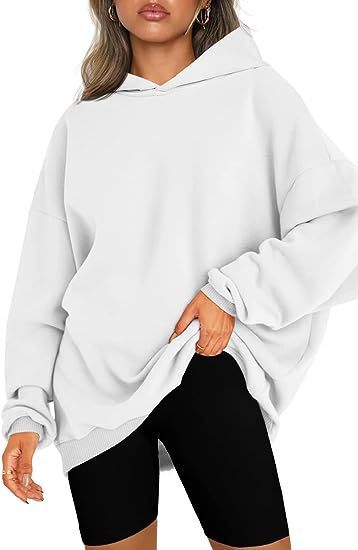 Pull à capuche ample surdimensionné pour femme