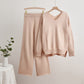 Western Style Fashionable Wide Leg Pants Women's Two-piece Suit