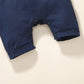 Grenouillère une pièce pour bébé et nourrisson, style boxer rayé tendance
