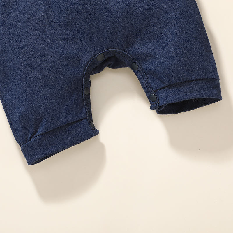Grenouillère une pièce pour bébé et nourrisson, style boxer rayé tendance