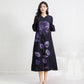 Women's Fashion Temperament Printed Pleated Dress