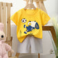 Pure Cotton Sports Children's Short-sleeved Suit