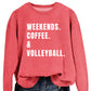 Women's Simple Round Neck Long Sleeve Loose Sweatshirt