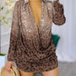 Women's Fashion V-neck Long Sleeve Top Commuter Shirt