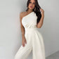 Fashionable And Chic Off-shoulder Sleeveless Jumpsuit