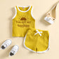 Nouveau gilet alphabet soleil pour femme, costume simple et tendance