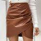 New Rules All-match Bag Hip Bust PU Leather Skirt Women