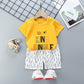 Costume à manches courtes pour enfants, beaux vêtements pour garçons