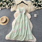 French-style Vacation-look Sweet Strap Dress For Women