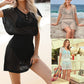 Beach Blouse Hollow-out Crocheted Knitted Dress