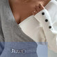 Long Sleeve V-neck Mid-length Dress