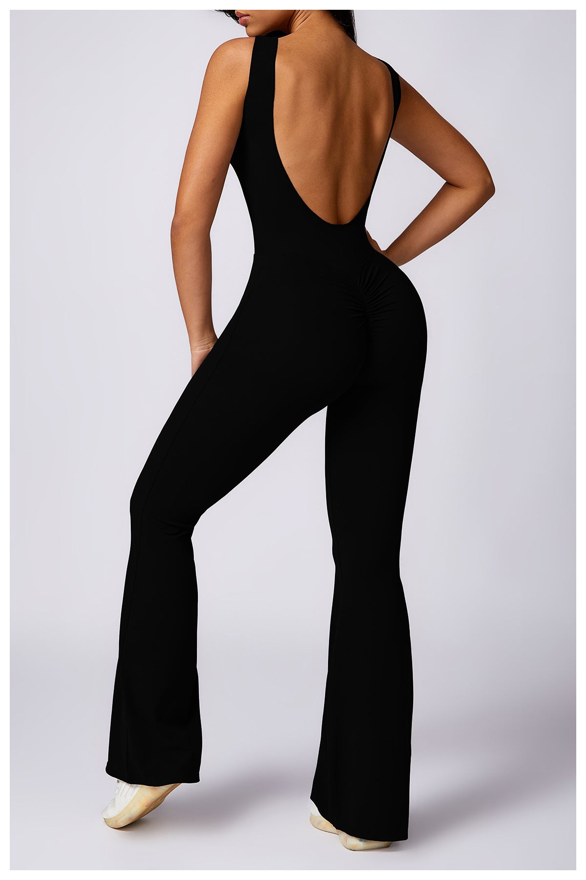 Peach Hip Lifting Sport Yoga Bodysuit Women's Casual