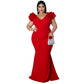 European And American Fashion Plus Size Women Backless Dress