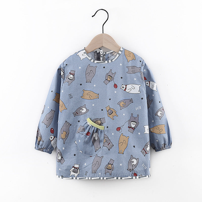 Children's Gown Bib Waterproof Bib