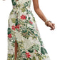 V-neck Elegant Mid-length Dress