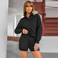 Combinaison de sport ample de couleur unie pour femmes, tenue de yoga
