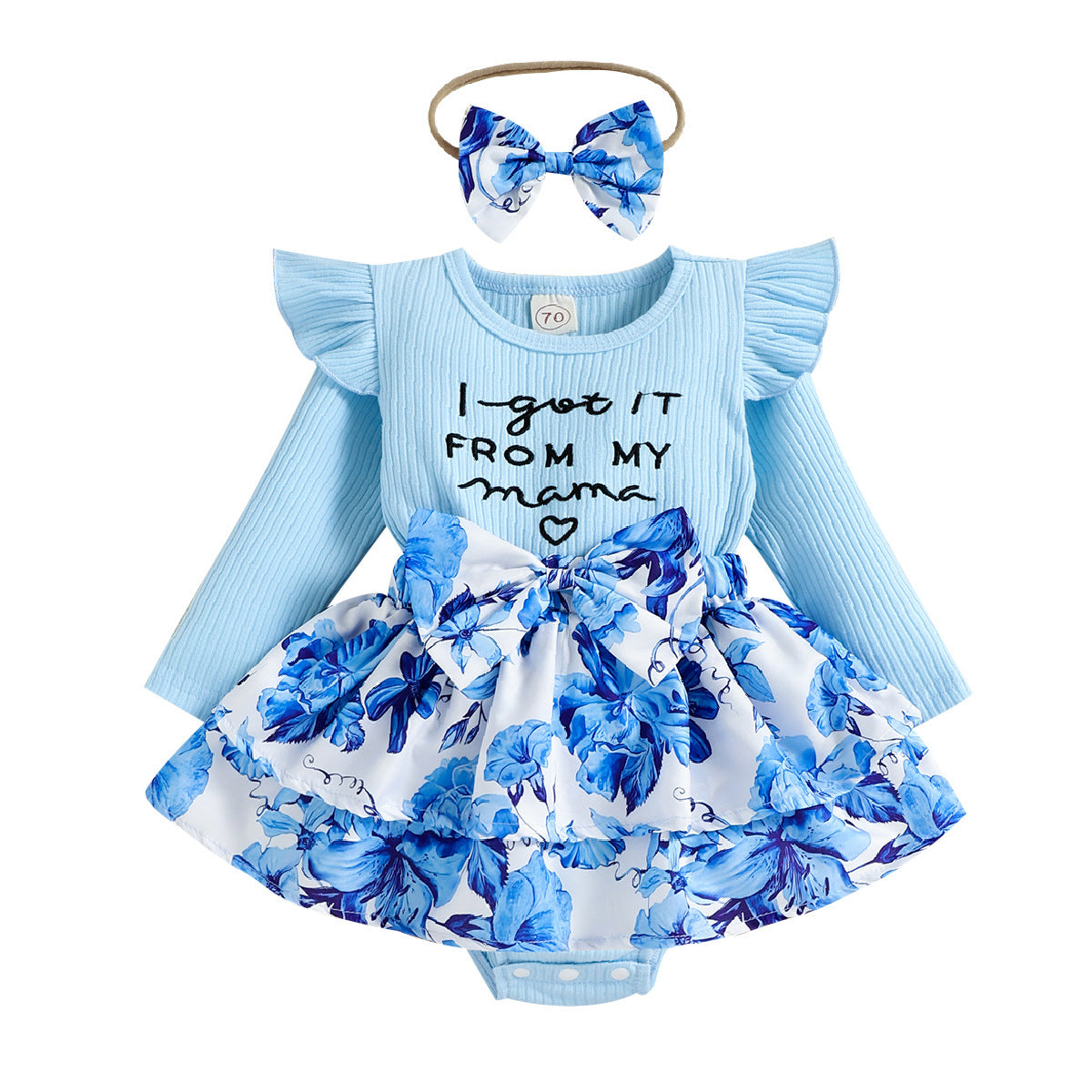 An Embroidered Skirt Two-piece Set