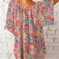Fashionable New Printed Loose-fitting Women's Top