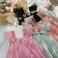 Flounced Sieve Tube Top Main Dress Puffy Birthday