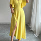 Elegant And Sophisticated V-neck Long Evening Gown