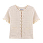 Tank-top Skirt Knitted Cardigan Three-piece Set