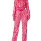 Velvet Love Printed Hooded Sweater Fashion Suit Women