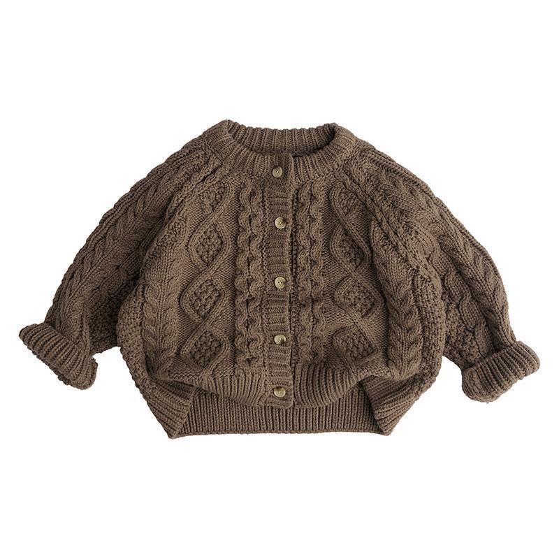 Pull tricoté style bébé Idle, manteau épais