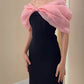 Elegant Bow Contrast Dress