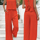 Women's Clothing Sleeveless Vest Casual Trousers Suit