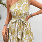 Printed Strapless Drawstring Sleeveless One-shoulder Short Skirt Pants Summer Women's Jumpsuit Women's Pants Shorts