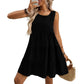 Women's Loose Casual Elegant Sleeveless Plaid Dress
