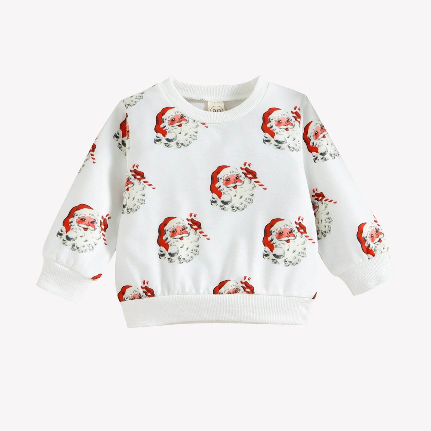 Boys' Fashion Long-sleeved Round Neck Printed Sweater