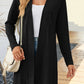 Women's Fashion Simple Solid Color Long Sleeve Loose Cardigan Coat