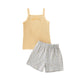 Infant Multi-color Sling Romper Floral Shorts