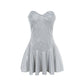 Robe tube fine et brillante de style européen et américain pour fille sexy et sexy