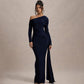 Crossbody Ribbon Sheath Dress Fashionable Pleated